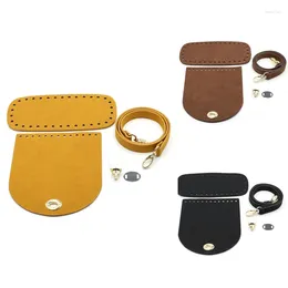 Bag 3Pcs/Set Faux Leather Shoulder Bottom Strap Replacement Used For DIYknitted Crochet Accessories Handbags