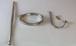 Stainless Steel Anal Hook Metal Collar Bondage Slave Anus Butt Plug In Adult Games For Couples Fetish Sex Toys For Women Men Gay9770899