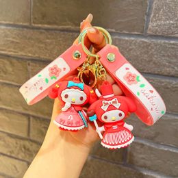 Cute Melody Cartoon Little Doll Keychain Keychain Doll Bag Pendant Doll Car Pendant