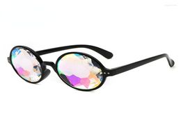 Sunglasses Glasses Rave Men Round Kaleidoscope Women Party Prism Diffracted Lens EDM Female3090017