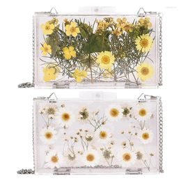 Bag Ladies Transparent Wallet Small Daisy Chain Messenger Square Flower Handbag Shoulder