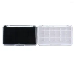 Storage Bottles Grids Empty Refillable Container Case Makeup Palette For Beauty Lipstick Lip Stickers Blusher White Black