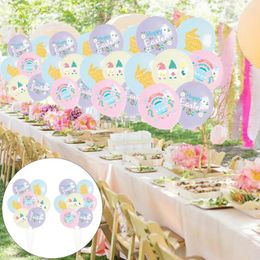 Party Decoration Easter Decorations Theme Set With Gnome Doll Printed Latex Balloons 14pcs Diy For Cute