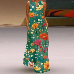 Casual Dresses For Women 2024 Fashion Maxi Dress Loose Elegant Long Vestidos Elegantes Para Mujeres