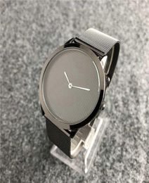 trendy luxury deals Personalised blurred digital large dial simple shape thin strap couple lovers quartz watch4636652