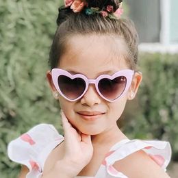 Sunglasses 2023 Baby UV Protective Resistant Sunglasses Childrens Love Sunglasses New Heart Personality Fashion Boys Girls Sunglasses