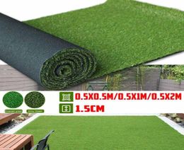 Decorative Flowers Wreaths Green Artificial Grass Floor Mat Synthetic Landscape Lawn Garden Carpet Playground DIY Landscaping Ga6583434