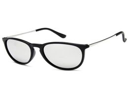 Fashion Round Sunglasses for Men Women Classic Designer Sun Glasses Matt Black Frame Mirror UV400 Quality Eyewear Good with Cases1924318