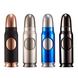 Custom Cigar Creative Lighters Outdoor Straight Blue Fire Without Gas Refill Bullet Shaped Jet Lighter