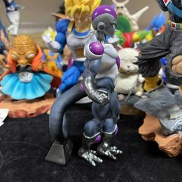 Action Toy Figures 18CM Cartoon Anime Super Black Frieza Final Form Frieza Model Action Figure PVC Collection Ornament Toys Gift