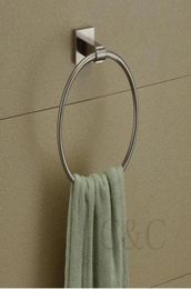 Brushed Nickel 304 Stainless Steel Bathroom Towel Rings YS20093657751