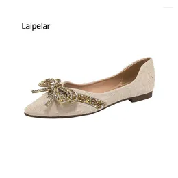 Casual Shoes 2024 Flat Sandals Pointed Toe Pumps Fashion Women's Comfortable Zapatillas Mujer