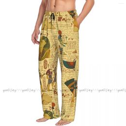 Men's Sleepwear Ancient Egypt Theme Mens Pyjamas Pyjamas Pants Lounge Sleep Bottoms