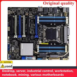 Motherboards For P9X79 WS LGA 2011 DDR3 ATX Intel X79 Overclocking Desktop Mainboard SATA III USB3.0