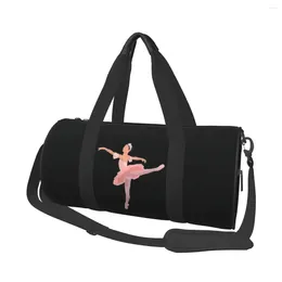 Outdoor Bags Gym Bag Sugar Plum Sport Accessories Fairy Royal Ballet Couple Oxford Design Handbag Vintage Travel Training Fitness