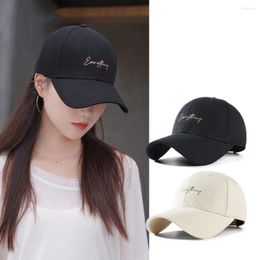 Visors Champagne Gold Letters Baseball Cap Simple Adjustable Korean Style Hat Streetwear Breathable Sun Visor Versatile