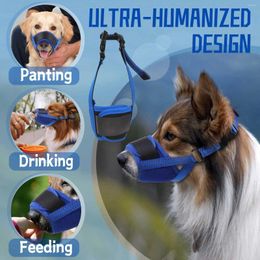 Dog Apparel Accessories 24 Soft Muzzle For Medium Large Sized To Avoid Biting Barking Chewing Air Mesh Pet Supplies Organiser Wall