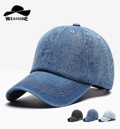 Denim Baseball Cap Men Snapback Caps Brand Bone Hats For Women Jeans Denim Blank Gorras Casquette Plain 2020 Cap Hat8185602