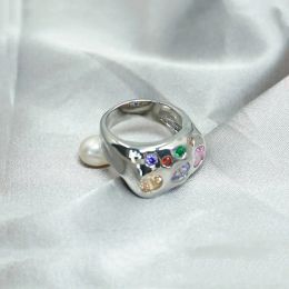 New Fashion Female Ring Personality Ins Senior Index Finger Light Luxury Niche Design Gem Jewelry Accessories 2024502