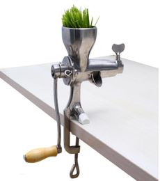 Juicer Squeezer Stainless Steel Manual Wheatgrass Juicing Extractor Handoperated Juice Extractor Food Tool Fuite Juice Presser Br1509017