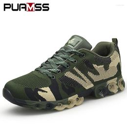 Running Shoes 2024 Man Sneakers For Men Rubber Army Green Breathable Mesh Sport Male 40-44