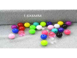 Body piercing jewelry Accessory 200PCS Acrylic Balls Replacement TongueNavel Lip Cheek Replace Banana Barbell 14gx6mm5522464