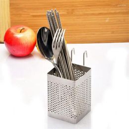 Storage Bottles Cutlery Dryer Space Saving Non Fading Hook Design Stainless Steel Magnetic Kitchen Supplies Cookware Rack