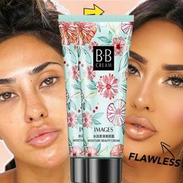 Waterproof Liquid Foundation BB Cream Concealer Whitening Makeup Cosmetic Moisturizing Brighten Skin Tone Face Base 240428