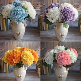 Decorative Flowers Silk Stamen Artificial Flower Bouquet Wedding Party Decoration Handmade Wreath Gift Scrapbooking Craft Fake