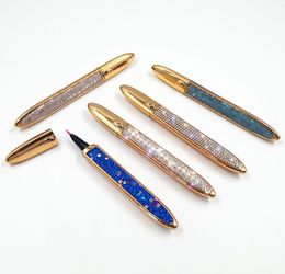 NEW Diamond pearl Magic Self adhesive Liquid Eyeliner Pencil Magnet Glue Waterproof Makeup Lash Gule Pen Whole1412108