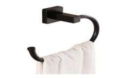 Black antique Stainless Steel Toilet Towel Ring Wall Mounted Bathrobe Holder Bathroom Accessories301Y4968422