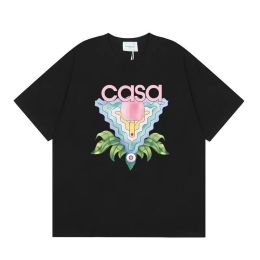 Casa Blanca Casablanc Shirt Men Women Shirt Top Dress Shirt Slim Fit Fashion Designer Casual Clothing Hight Quality T-shirts Short 568