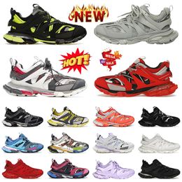 Top Fashion Plate-forme Tracks 3.0 Mesh Nylon Designer Casual Shoes Luxury Low OG Track Tess s.Gomma Trainers Rubber Sole Bottom White Black Pink Foam Sports Sneakers