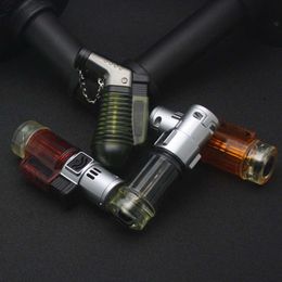 Custom Hot Sale Torch Lighters Flame Butane Without Gas Powerful Turbo Torch Refillable Portable Jet Lighter