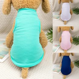 Dog Clothes Pet Tshirt Small Clothing Floral Puppy Cat Skirt Universal For Pets Thin Section Breathable Vest 240425