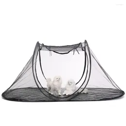 Dog Apparel Pet Cage Foldable Tent Cat And Travel Enclosure Suitable For Outdoor With Carry Bag