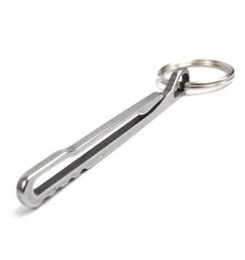 Outdoor Camping Travling Small Gadgets Multifunction Stainless Steel Key Chain Clip EDC Keychain6159089