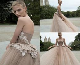 2018 Inbal Dror A Line Wedding Dresses Sweetheart Neck Backless Champagne Beach Wedding Gowns Lace Applique Bead Plus Size Boho Br6264260