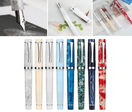 Penbbs 352 Acrylic Resin Fountain Pen Extra Fine Nib EF038mm F05mm Writing Student School office ink pens stationery supplies Y26937560