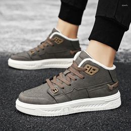 Casual Shoes 2024 Winter For Men Lace-up Men's Vulcanize Mesh Man's Sneakers Outdoor Warm Zapatillas De Hombre