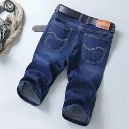 Men's Jeans Men Short Denim Thin Knee Length Casual Cool Summer Pants Elastic Daily High Quality Trousers Arrivals