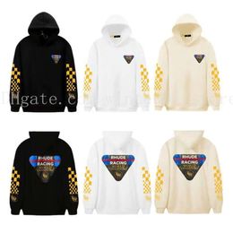 2023 Mens Hoodies Rhude Hoodie Letter Print Long Sleeve Fashion Men Women Sweater Hip Hop Hoodies Brand Sweatshirts SIZE M-2Xl Tracksuits Brands Outdoor Jacket 910