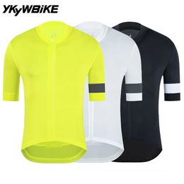 YKYWBIKE Bicycle Jersey Professional Team Summer Sleeves Mens Downhill Bicycle Clothing Ropea Ciclismo Maillot Quick Dry Highway Bicycle Shirt 240428