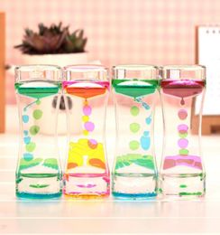 Other Home Supplies 500pcs Floating Colour Mix Illusion Timers Liquids Motion Visual Slim liquid Oil Glass Acrylic Hourglass Timer 6492848