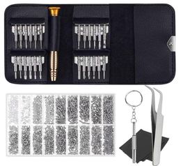 Eyeglass Repair Kit With 25Pcs Precision Sunglasses Screwdriver Set And 1000Pcs Glasses Screws9137703