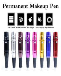 35000RM Dermograph Permanent Makeup Pen 8 Color Electric Tattoo Machine Microblading Beauty Tool For Eyebrow Eyeliner Lip Guns Ki3929541