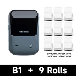 Niimbot B1 Mini Portable Thermal Printer Self-Adhesive Sticker Label Maker Pocket Printer Labelling Machine Bluetooth Niimbot 240417