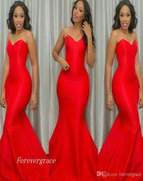 2019 Mermaid Long Prom Dress Sweetheart Backless Formal Holidays Wear Graduation Evening Party Pageant Gown Custom Made Plus Size2723657