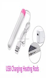 USB Heating Rod for Masturbators Pussy Inflatable doll Pocket Puss Warmer Male Masturbation Heated Bar Sex Toys for Women3941663