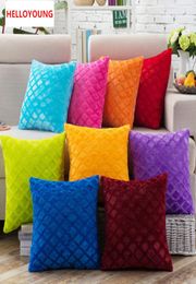 BZ039 Luxury Cushion Cover Pillow Case Home Textiles supplies Lumbar Pillow Super soft short plush chair seat9315535